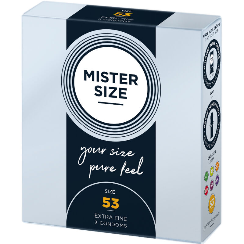 MISTER SIZE - CONDOM SIZE M 53 MM (3 UNITS) 2 MISTER SIZE - CONDOM SIZE M 53 MM (3 UNITS) - obrazek 2