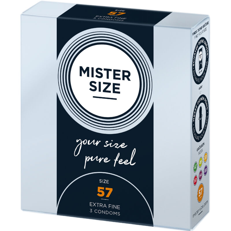 MISTER SIZE - CONDOM SIZE L 57 MM (3 UNITS) 2 MISTER SIZE - CONDOM SIZE L 57 MM (3 UNITS) - obrazek 2