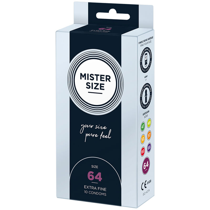 MISTER SIZE - CONDOMS SIZE XXL 64 MM (10 UNITS) 2 MISTER SIZE - CONDOMS SIZE XXL 64 MM (10 UNITS) - obrazek 2