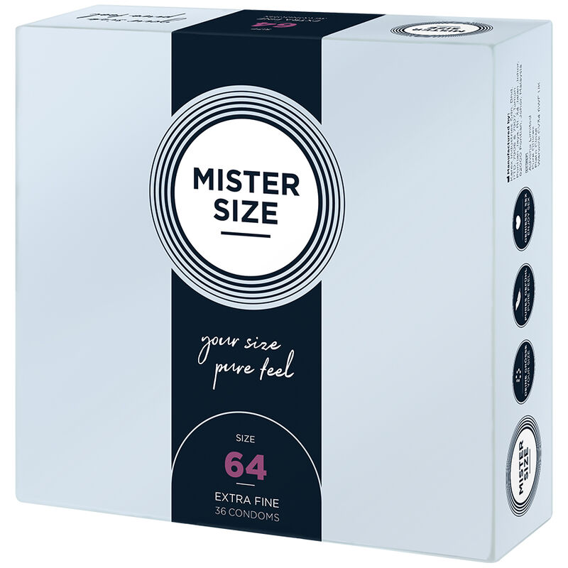 MISTER SIZE - CONDOMS SIZE XXL 64 MM (36 UNITS) 2 MISTER SIZE - CONDOMS SIZE XXL 64 MM (36 UNITS) - obrazek 2