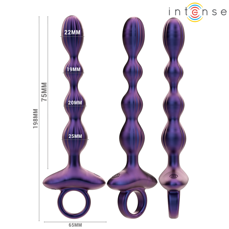 INTENSE - JACKIE VIBRATING ANAL PLUG MODEL 1 REMOTE CONTROL 2 INTENSE - JACKIE VIBRATING ANAL PLUG MODEL 1 REMOTE CONTROL - obrazek 2