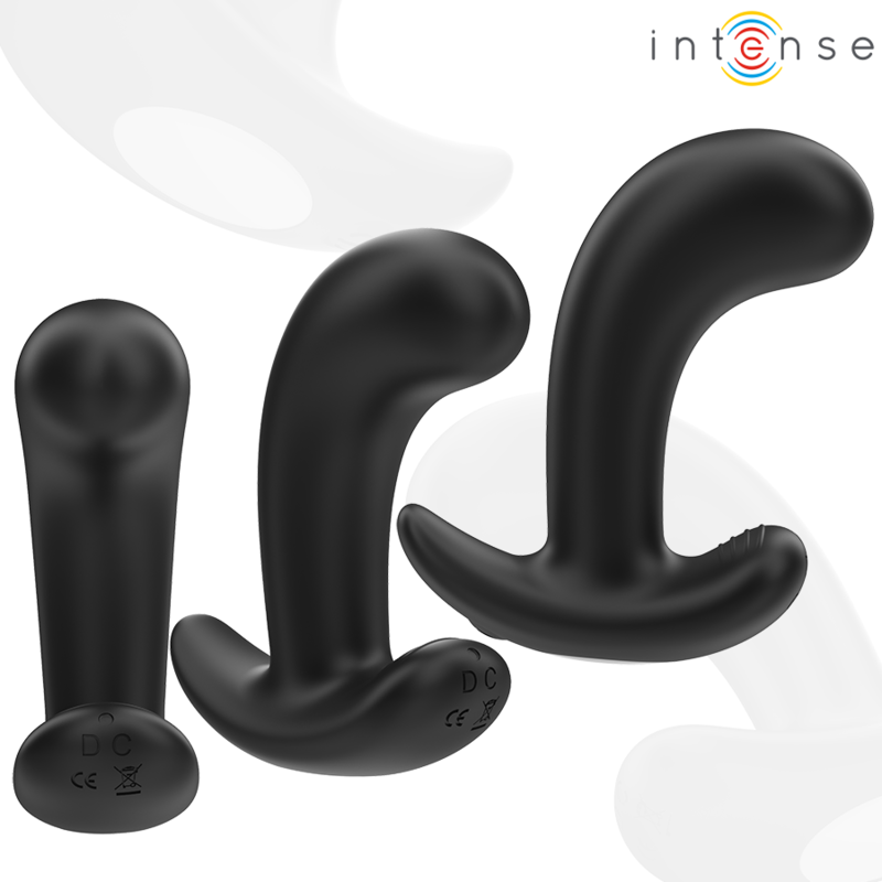 INTENSE - CHANDLER ANAL PLUG 10 VIBRATIONS BLACK REMOTE CONTROL 3 INTENSE - CHANDLER ANAL PLUG 10 VIBRATIONS BLACK REMOTE CONTROL - obrazek 3