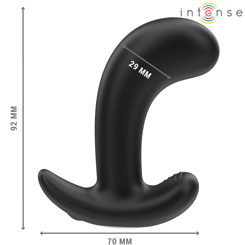 INTENSE - CHANDLER ANAL PLUG 10 VIBRATIONS BLACK REMOTE CONTROL 2 INTENSE - CHANDLER ANAL PLUG 10 VIBRATIONS BLACK REMOTE CONTROL - obrazek 2