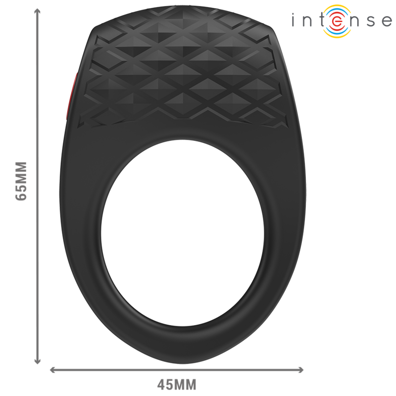 INTENSE - CLOVER VIBRATOR PENIS RING 10 VIBRATIONS BLACK 4 INTENSE - CLOVER VIBRATOR PENIS RING 10 VIBRATIONS BLACK - obrazek 4