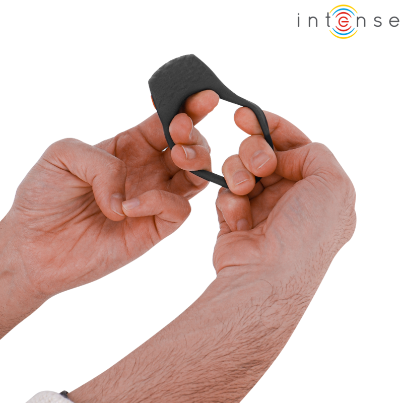 INTENSE - CLOVER VIBRATOR PENIS RING 10 VIBRATIONS BLACK 5 INTENSE - CLOVER VIBRATOR PENIS RING 10 VIBRATIONS BLACK - obrazek 5
