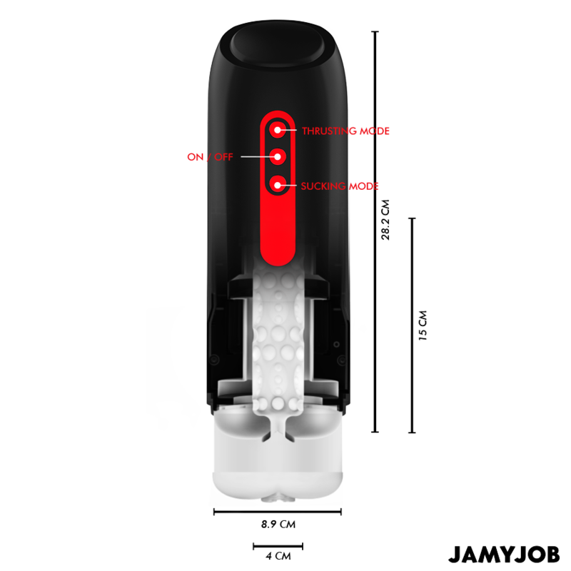 JAMYJOB - PHANTOM AUTOMATIC VAGINA MASTURBATOR 5 SUCTION AND THRUST MODES 4 JAMYJOB - PHANTOM AUTOMATIC VAGINA MASTURBATOR 5 SUCTION AND THRUST MODES - obrazek 4