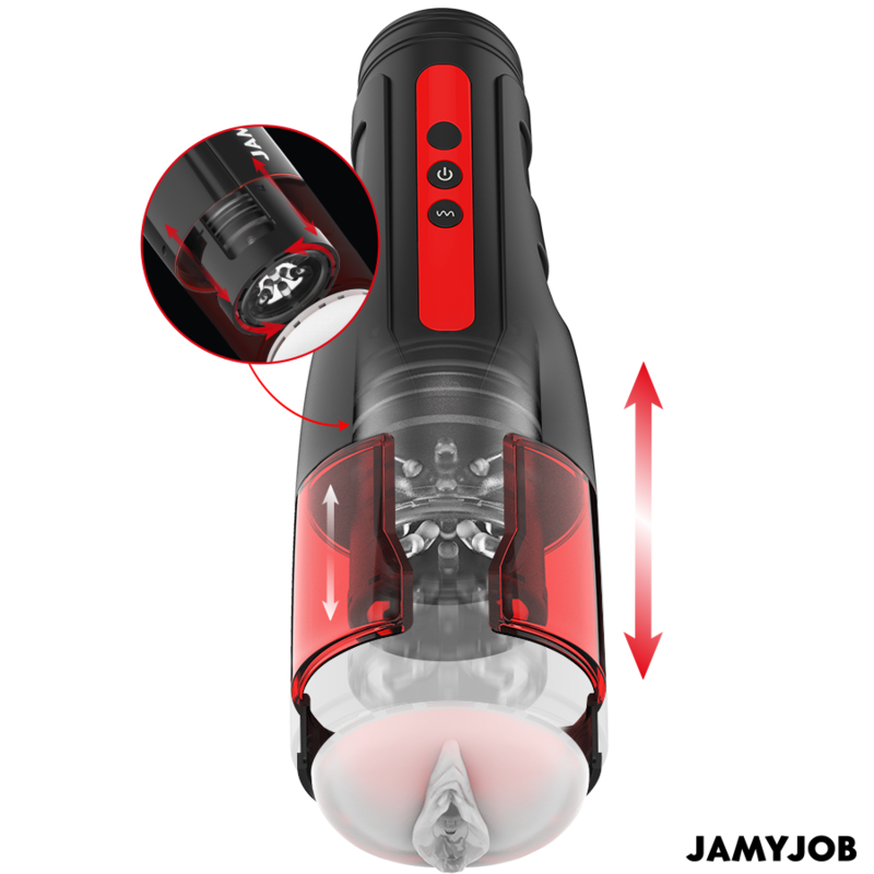 JAMYJOB - CYCLONE AUTOMATIC VAGINA MASTURBATOR 10 ROTATION AND THRUST MODES 2 JAMYJOB - CYCLONE AUTOMATIC VAGINA MASTURBATOR 10 ROTATION AND THRUST MODES - obrazek 2