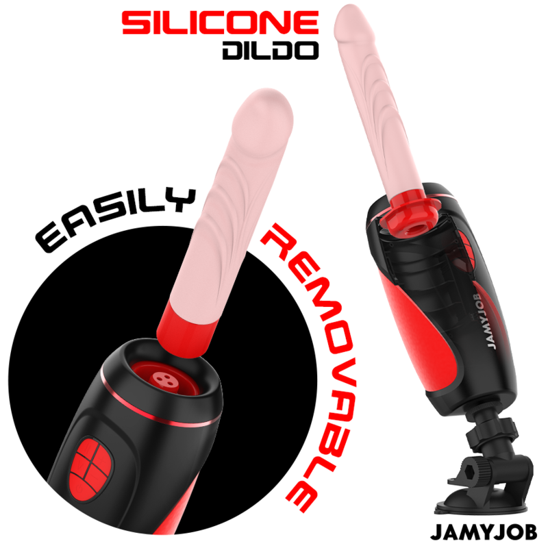 JAMYJOB - PYSTON BASE AUTOMATIC MASTURBATOR WITH REMOTE CONTROL DILDO 3 JAMYJOB - PYSTON BASE AUTOMATIC MASTURBATOR WITH REMOTE CONTROL DILDO - obrazek 3