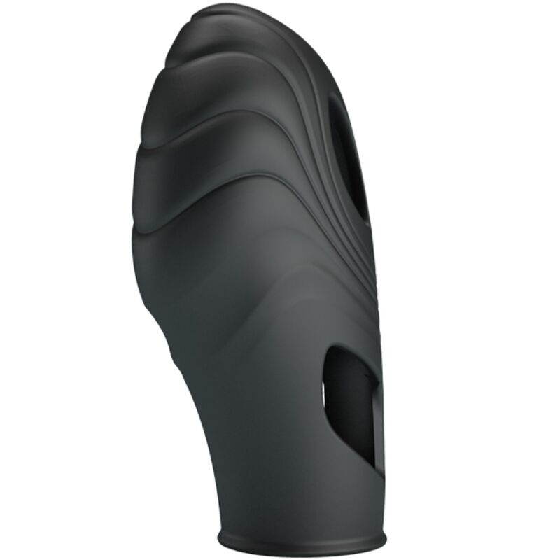 PRETTY LOVE - LICH SILICONE FINGER VIBRATOR BLACK 2 PRETTY LOVE - LICH SILICONE FINGER VIBRATOR BLACK - obrazek 2