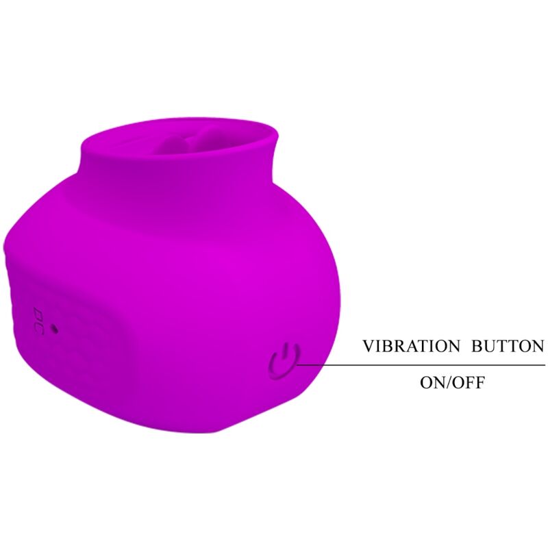 PRETTY LOVE - ESTELLE TONGUE CLITORIS STIMULATOR 12 VIBRATIONS PURPLE 4 PRETTY LOVE - ESTELLE TONGUE CLITORIS STIMULATOR 12 VIBRATIONS PURPLE - obrazek 4