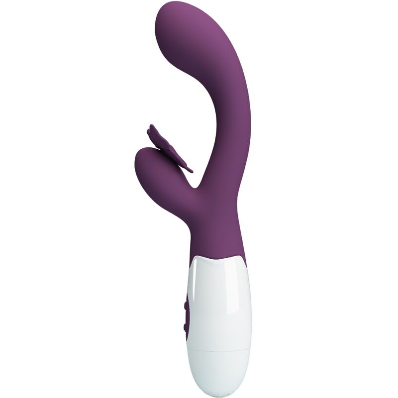PRETTY LOVE - BUTTERFLY KISS RABBIT VIBRATOR G-SPOT STIMULATOR PURPLE 2 PRETTY LOVE - BUTTERFLY KISS RABBIT VIBRATOR G-SPOT STIMULATOR PURPLE - obrazek 2