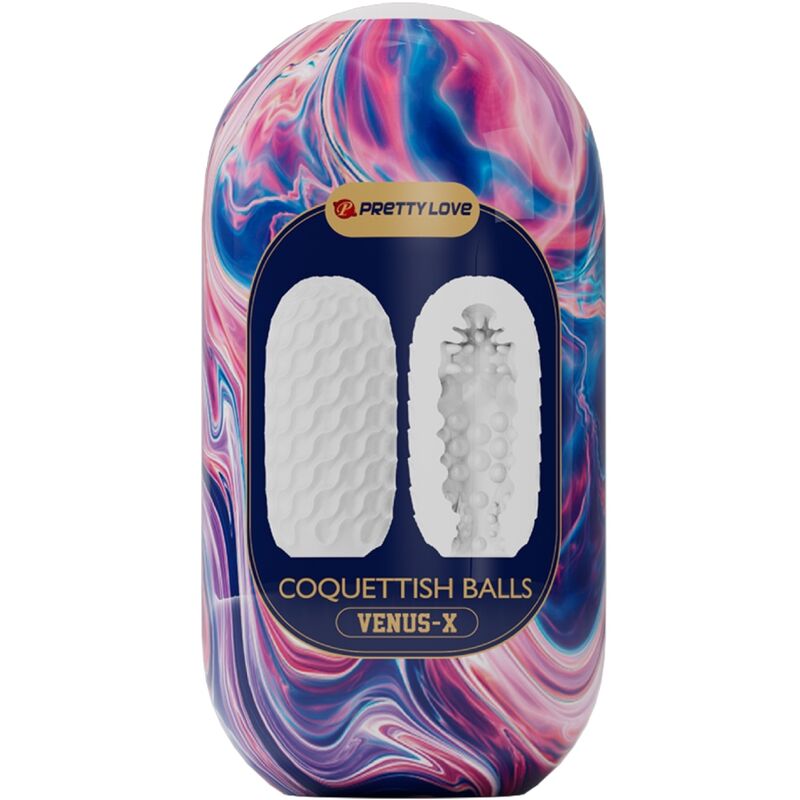 PRETTY LOVE - COQUETTISH BALLS SILICONE MALE MASTURBATOR WHITE 4 PRETTY LOVE - COQUETTISH BALLS SILICONE MALE MASTURBATOR WHITE - obrazek 4
