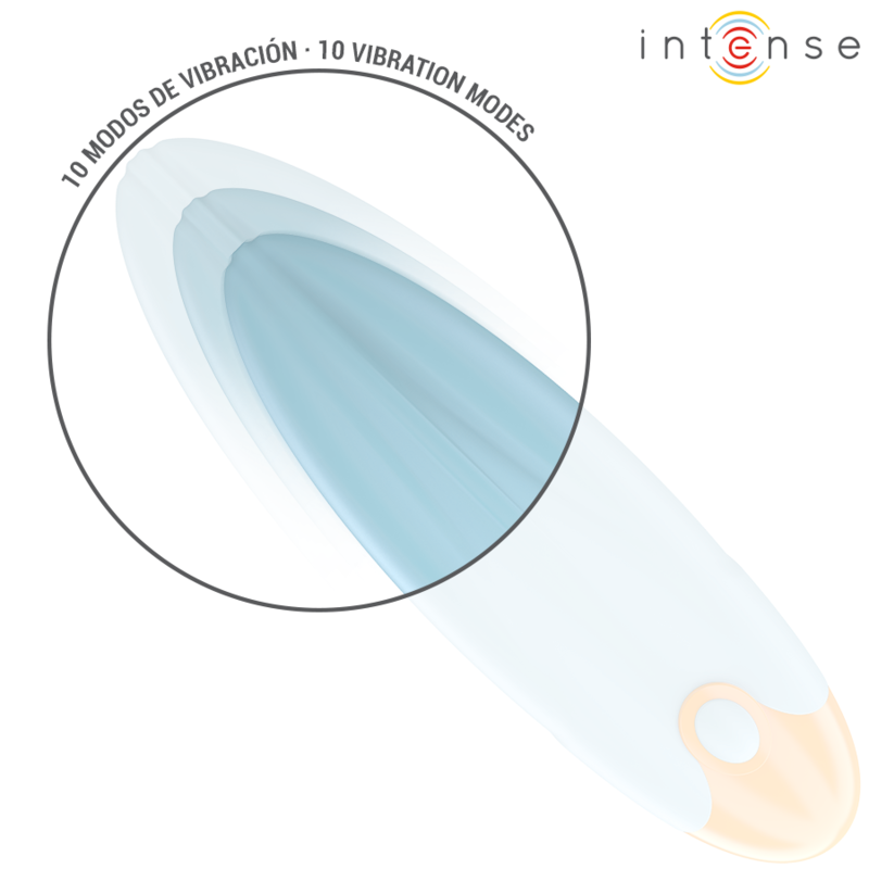 INTENSE - MIKE VIBRATING BULLET 10 VIBRATIONS BLUE 2 INTENSE - MIKE VIBRATING BULLET 10 VIBRATIONS BLUE - obrazek 2