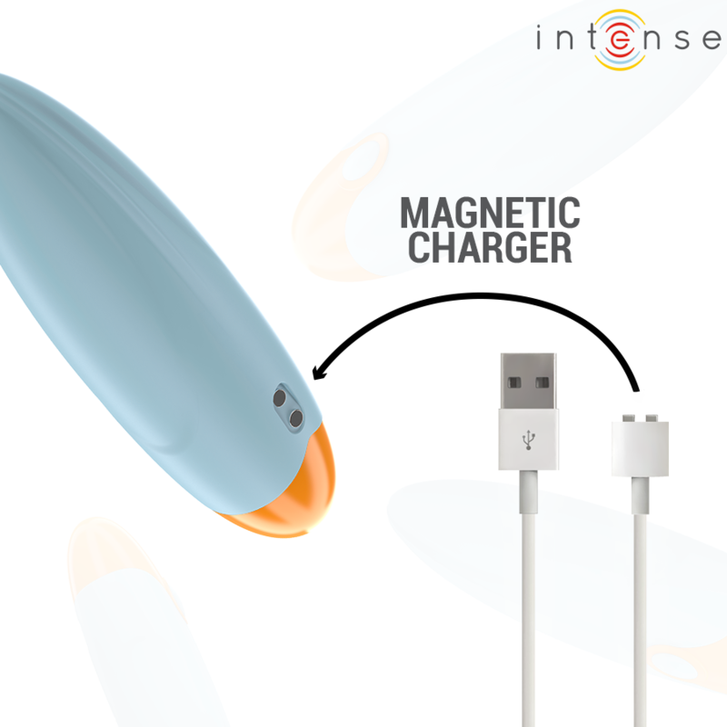 INTENSE - MIKE VIBRATING BULLET 10 VIBRATIONS BLUE 5 INTENSE - MIKE VIBRATING BULLET 10 VIBRATIONS BLUE - obrazek 5