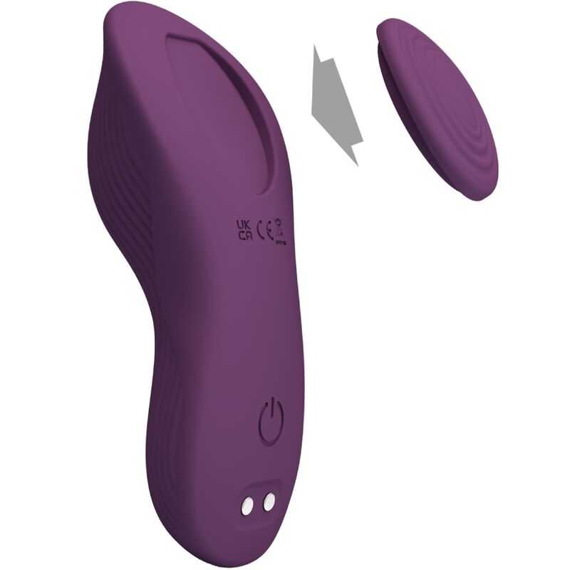 PRETTY LOVE - MANE LAY ON CLITORIS MASSAGER 10 VIBRATIONS REMOTE CONTROL PURPLE 3 PRETTY LOVE - MANE LAY ON CLITORIS MASSAGER 10 VIBRATIONS REMOTE CONTROL PURPLE - obrazek 3