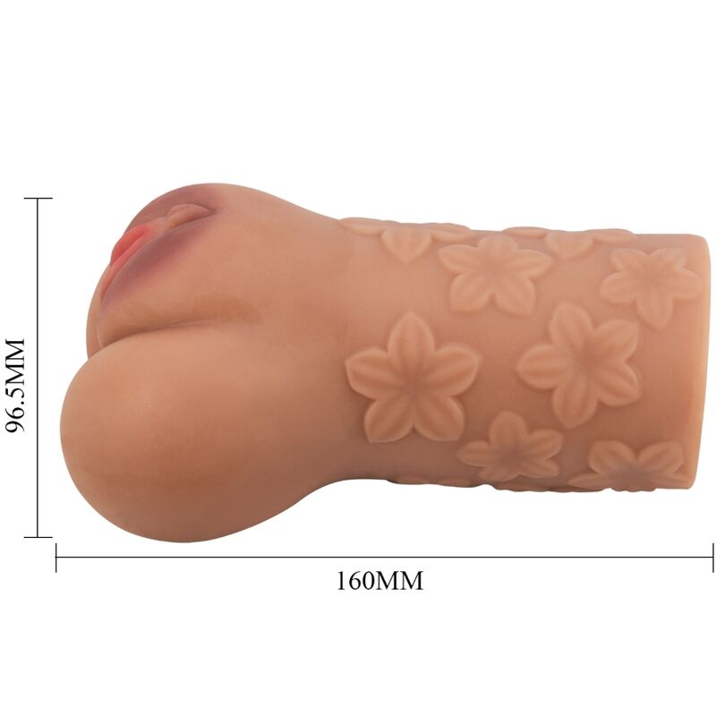 CRAZY BULL - SCARLET VAGINA AND ANUS DESIGN WITH FLOWERS FLESH 5 CRAZY BULL - SCARLET VAGINA AND ANUS DESIGN WITH FLOWERS FLESH - obrazek 5