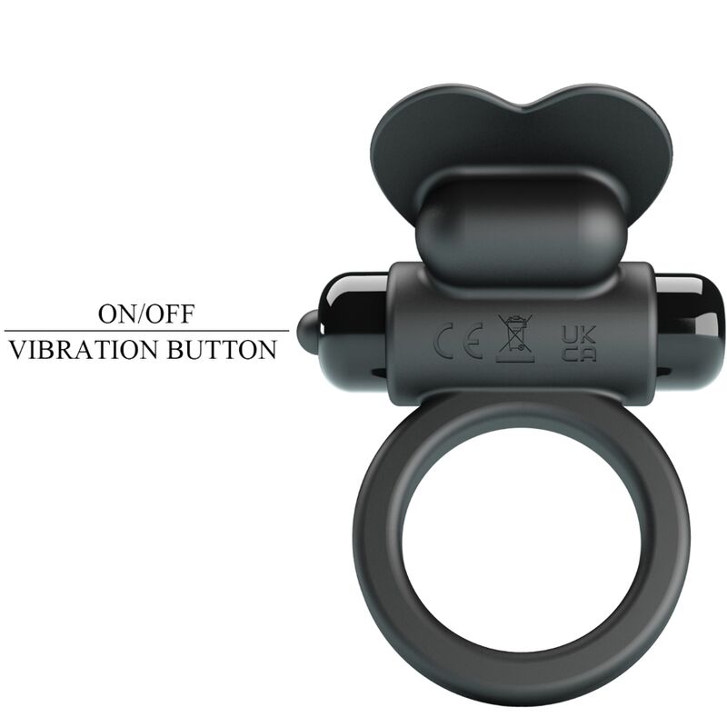 PRETTY LOVE - DEBONAIRE VIBRATING RING RABBIT 10 VIBRATIONS BLACK 5 PRETTY LOVE - DEBONAIRE VIBRATING RING RABBIT 10 VIBRATIONS BLACK - obrazek 5