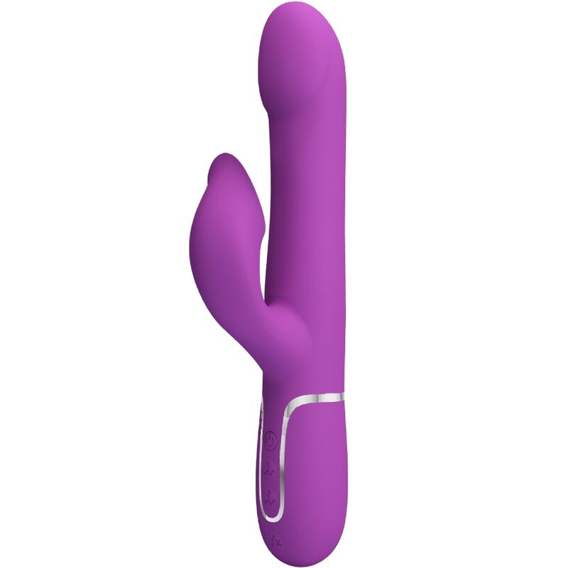 PRETTY LOVE - 4 IN 1 MULTIFUNCTION VIBRATOR  STIMULATOR PURPLE