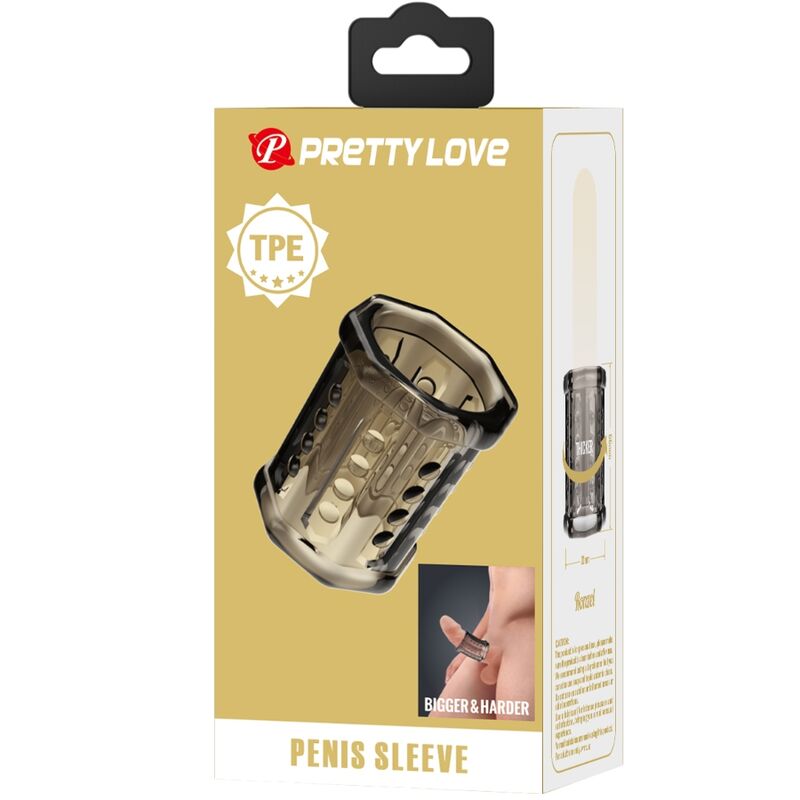 PRETTY LOVE - RONAEL PENIS SLEEVE SUPER STRETCHY TRANSPARENT 5 PRETTY LOVE - RONAEL PENIS SLEEVE SUPER STRETCHY TRANSPARENT - obrazek 5