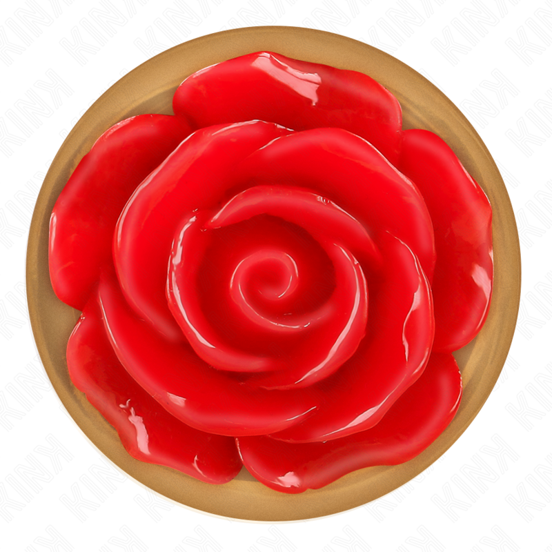 KINK - PINK GOLD ANAL PLUG WITH RED ROSE S 5 KINK - PINK GOLD ANAL PLUG WITH RED ROSE S - obrazek 5