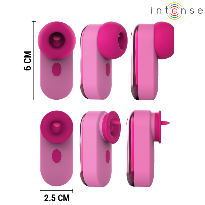 INTENSE - SABRINA CLIT STIMULATOR PINK 2 INTENSE - SABRINA CLIT STIMULATOR PINK - obrazek 2