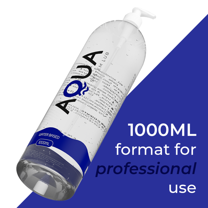 AQUA QUALITY - WATER BASED LUBRICANT 1000 ML 2 AQUA QUALITY - WATER BASED LUBRICANT 1000 ML - obrazek 2