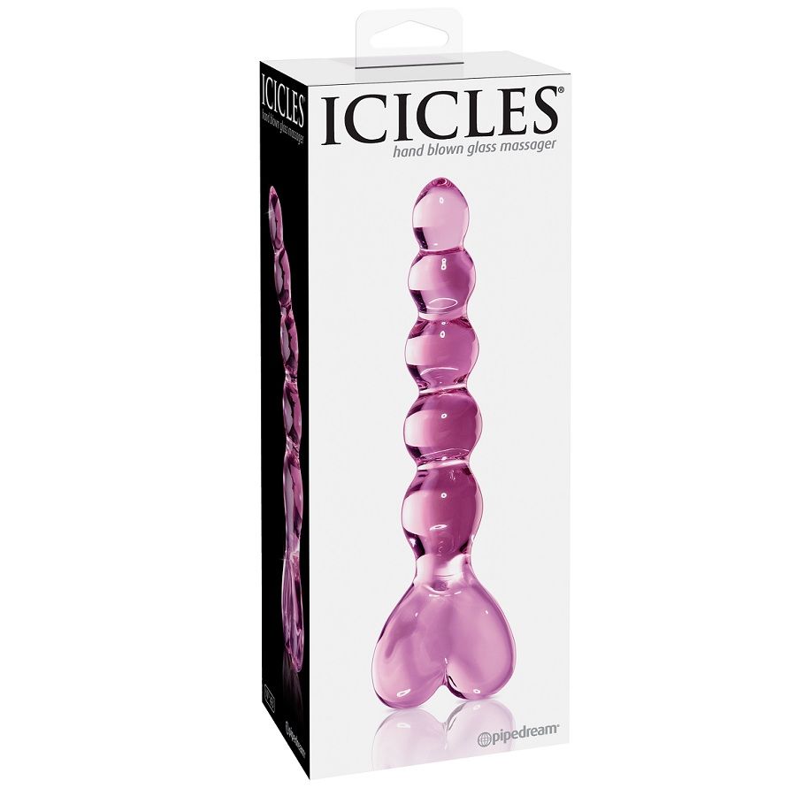 ICICLES - N. 43 GLASS MASSAGER 2 ICICLES - N. 43 GLASS MASSAGER - obrazek 2