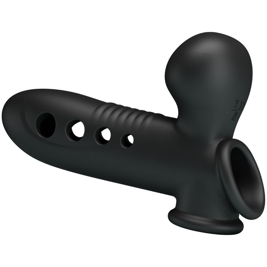 PRETTY LOVE - CRANE PENIS SLEEVE WITH AIRBAG BLACK 3 PRETTY LOVE - CRANE PENIS SLEEVE WITH AIRBAG BLACK - obrazek 3