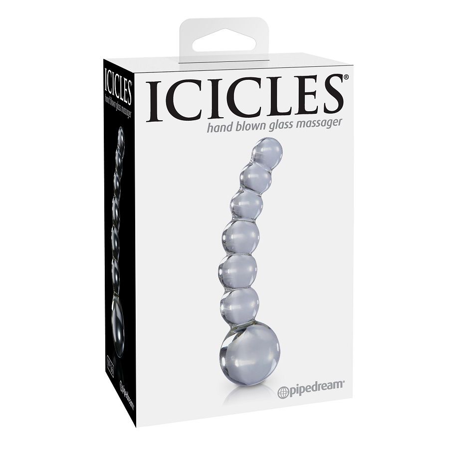 ICICLES - N. 66 TRANSPARENT MASSAGER 2 ICICLES - N. 66 TRANSPARENT MASSAGER - obrazek 2