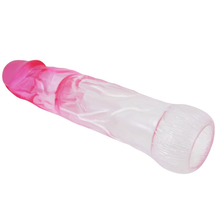 PRETTY LOVE - NERON REALISTIC 6 CM ENLARGEMENT SHEATH FOR PENIS PINK 3 PRETTY LOVE - NERON REALISTIC 6 CM ENLARGEMENT SHEATH FOR PENIS PINK - obrazek 3