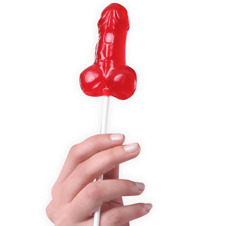 SECRETPLAY - DISPLAY ASSORTMENT PENIS LOLLIPOPS STRAWBERRY 40 UNITS 2 SECRETPLAY - DISPLAY ASSORTMENT PENIS LOLLIPOPS STRAWBERRY 40 UNITS - obrazek 2