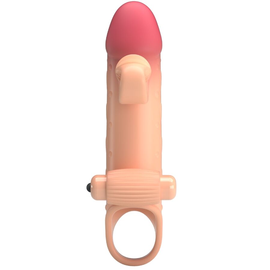 ROMANCE - VIBRATING PENIS SLEEVE NATURAL 2 ROMANCE - VIBRATING PENIS SLEEVE NATURAL - obrazek 2