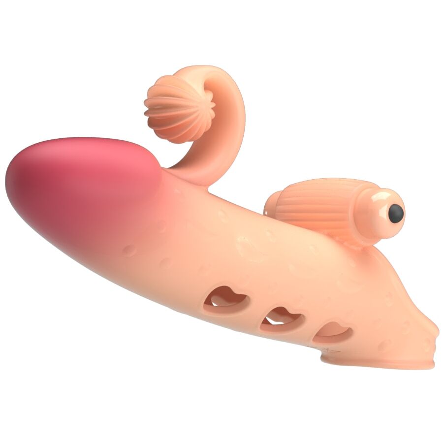 ROMANCE - VIBRATING PENIS SLEEVE NATURAL 4 ROMANCE - VIBRATING PENIS SLEEVE NATURAL - obrazek 4