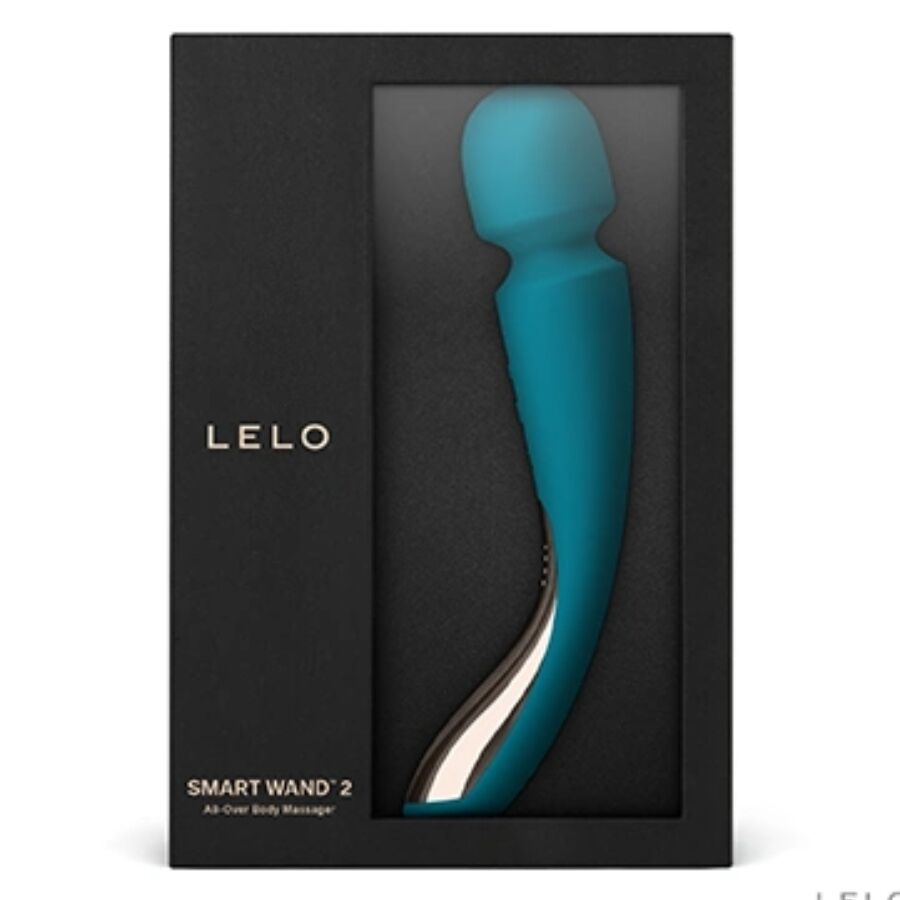 LELO - SMART MEDIUM WAND 2 OCEAN BLUE MASSAGER 2 LELO - SMART MEDIUM WAND 2 OCEAN BLUE MASSAGER - obrazek 2
