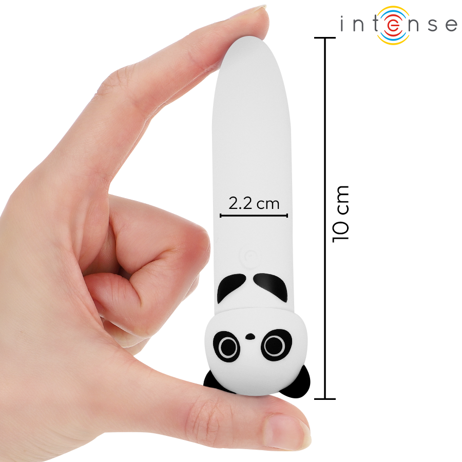 INTENSE - POH PANDA VIBRATING BULLET USB RECHARGEABLE 10 X 2.2 CM 3 INTENSE - POH PANDA VIBRATING BULLET USB RECHARGEABLE 10 X 2.2 CM - obrazek 3