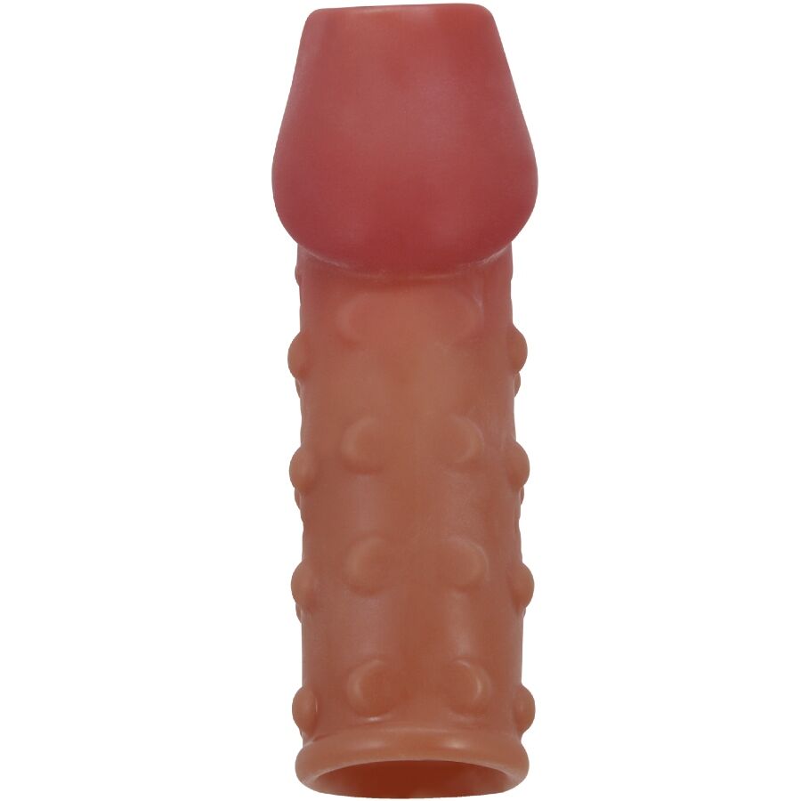 PRETTY LOVE - TIGHT AND VOLUMIZING PENIS SLEEVE NATURAL 2 PRETTY LOVE - TIGHT AND VOLUMIZING PENIS SLEEVE NATURAL - obrazek 2