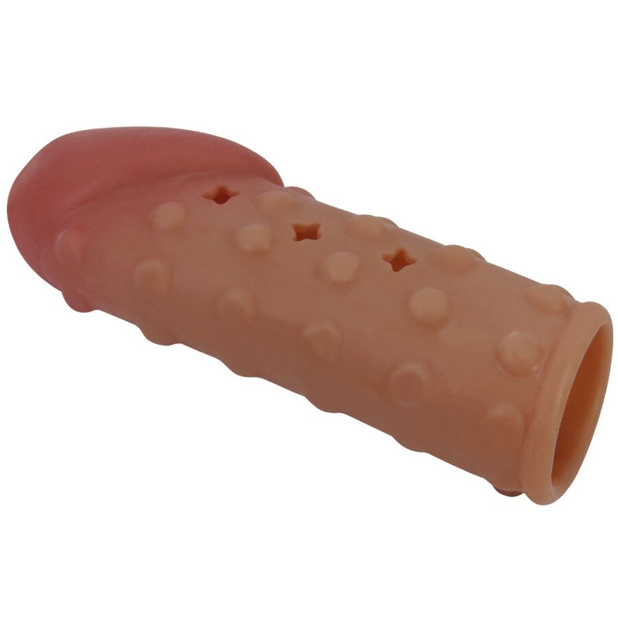 PRETTY LOVE - TIGHT AND VOLUMIZING PENIS SLEEVE NATURAL 3 PRETTY LOVE - TIGHT AND VOLUMIZING PENIS SLEEVE NATURAL - obrazek 3