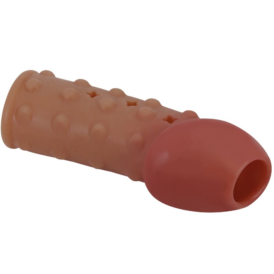 PRETTY LOVE - TIGHT AND VOLUMIZING PENIS SLEEVE NATURAL 4 PRETTY LOVE - TIGHT AND VOLUMIZING PENIS SLEEVE NATURAL - obrazek 4