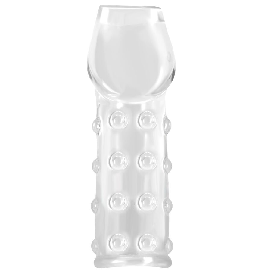 PRETTY LOVE - TIGHT AND VOLUMIZING PENIS SLEEVE TRANSPARENT 2 PRETTY LOVE - TIGHT AND VOLUMIZING PENIS SLEEVE TRANSPARENT - obrazek 2