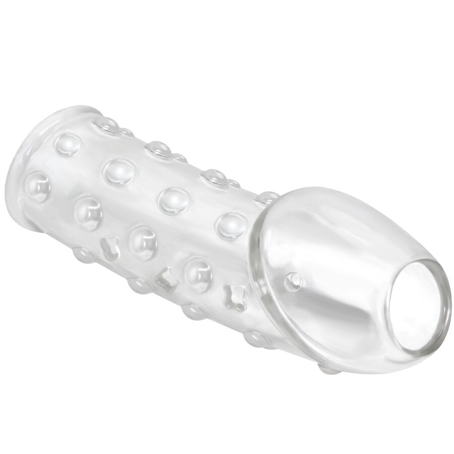 PRETTY LOVE - TIGHT AND VOLUMIZING PENIS SLEEVE TRANSPARENT 4 PRETTY LOVE - TIGHT AND VOLUMIZING PENIS SLEEVE TRANSPARENT - obrazek 4