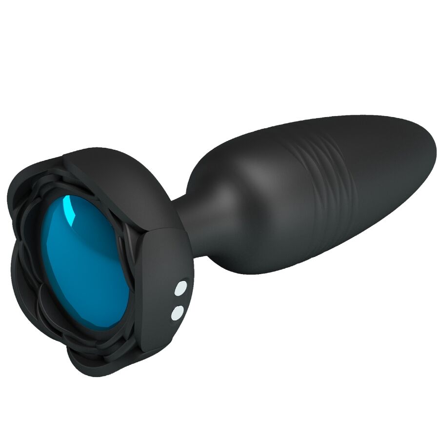 PRETTY LOVE - TARION ANAL PLUG WITH LED LIGHT BLACK 12.5 CM 2 PRETTY LOVE - TARION ANAL PLUG WITH LED LIGHT BLACK 12.5 CM - obrazek 2