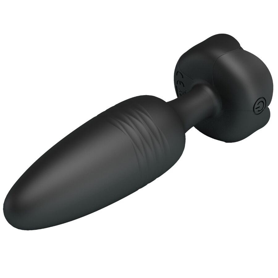 PRETTY LOVE - TARION ANAL PLUG WITH LED LIGHT BLACK 12.5 CM 5 PRETTY LOVE - TARION ANAL PLUG WITH LED LIGHT BLACK 12.5 CM - obrazek 5