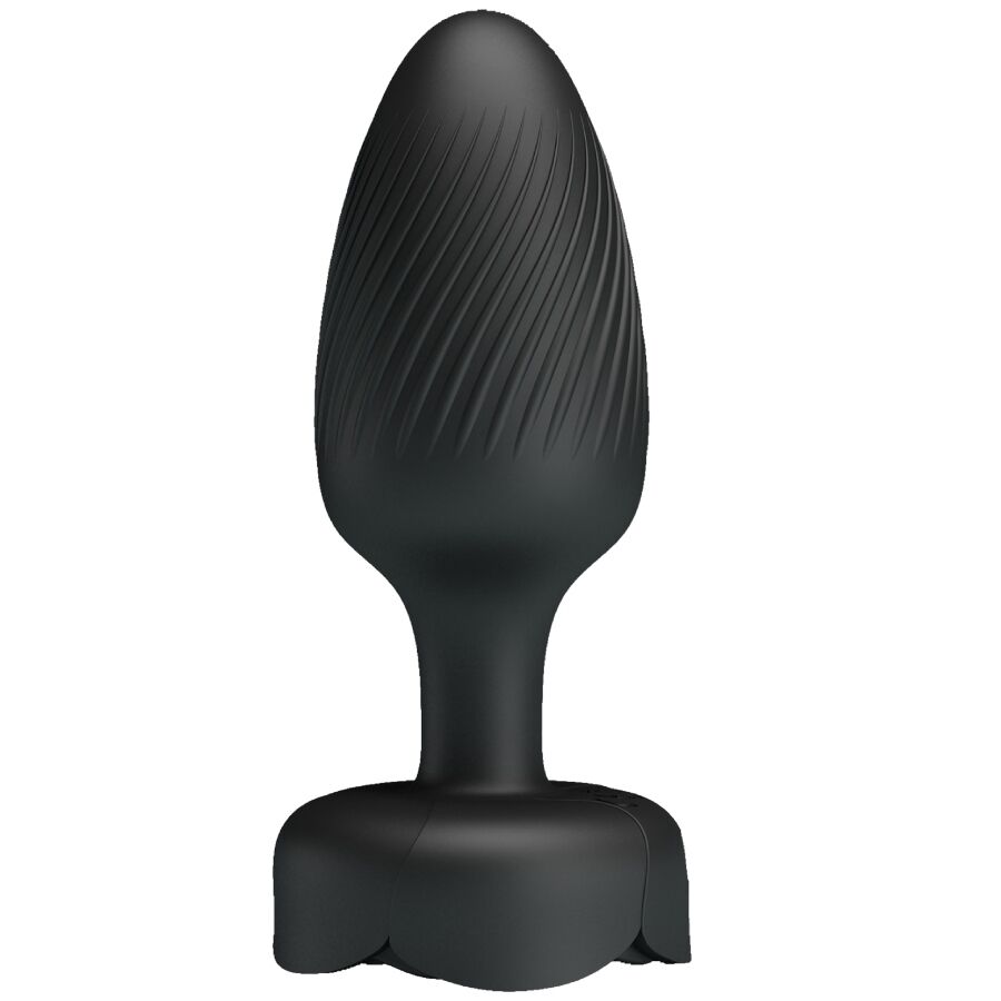PRETTY LOVE - OSBORN ANAL PLUG WITH LED LIGHT BLACK 9.8 CM 4 PRETTY LOVE - OSBORN ANAL PLUG WITH LED LIGHT BLACK 9.8 CM - obrazek 4