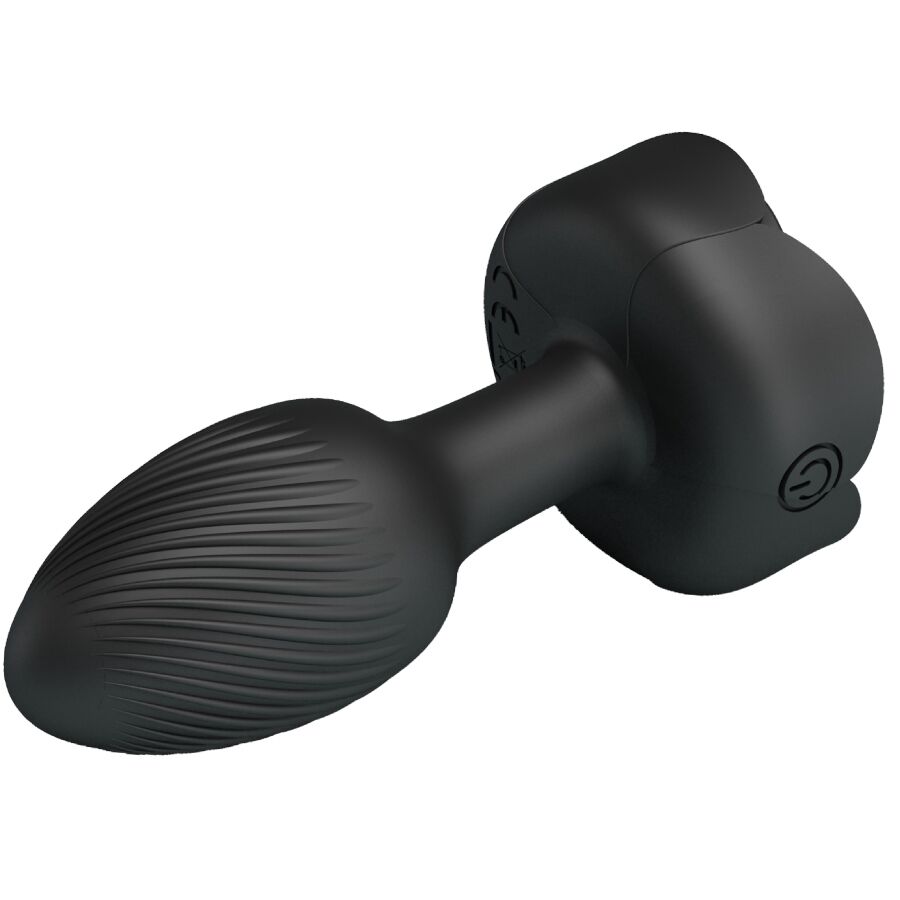 PRETTY LOVE - OLMAN ANAL PLUG WITH LED LIGHT BLACK 8.8 CM 5 PRETTY LOVE - OLMAN ANAL PLUG WITH LED LIGHT BLACK 8.8 CM - obrazek 5