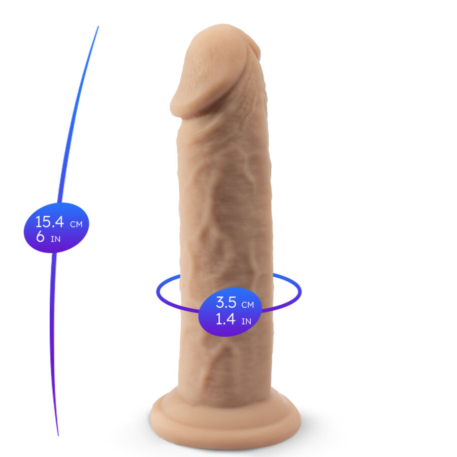 SILEXD - REALISTIC PENIS MODEL 2 THERMOREACTIVE SILICONE 15.4 CM 4 SILEXD - REALISTIC PENIS MODEL 2 THERMOREACTIVE SILICONE 15.4 CM - obrazek 4