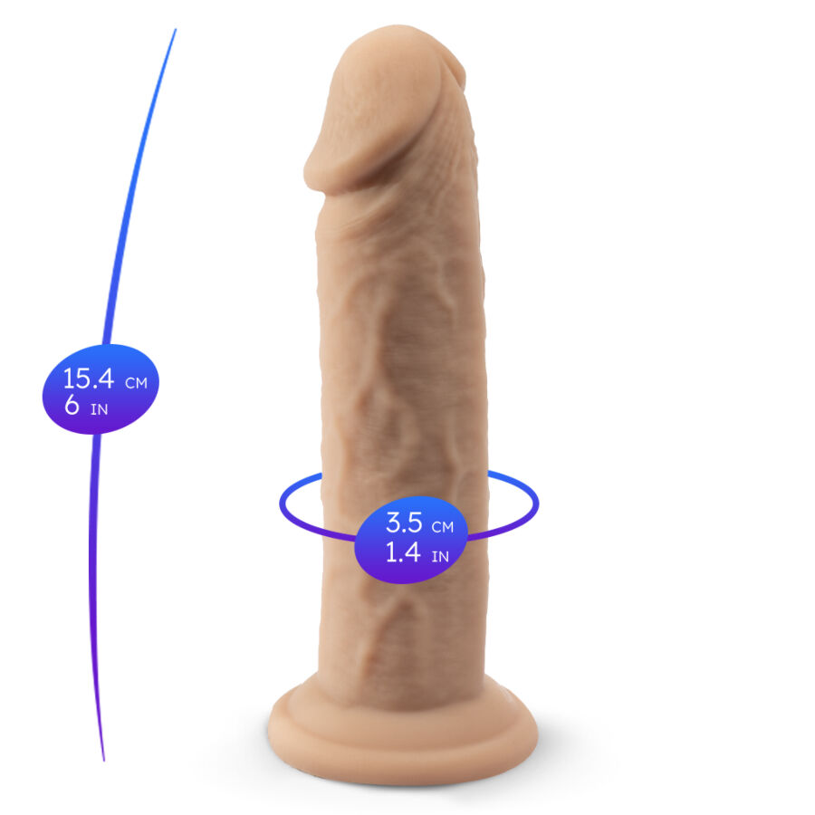 SILEXD - REALISTIC PENIS MODEL 2 PREMIUM THERMOREACTIVE SILICONE 15.4 CM 3 SILEXD - REALISTIC PENIS MODEL 2 PREMIUM THERMOREACTIVE SILICONE 15.4 CM - obrazek 3