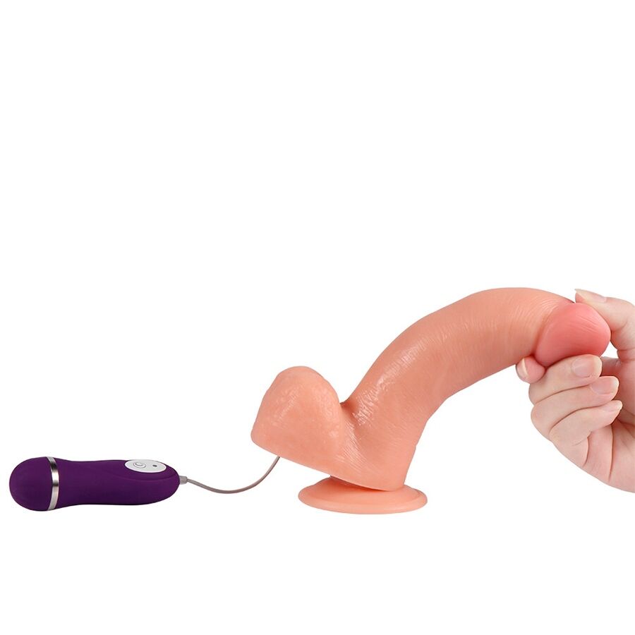 SHEQU - PHANTOM VIBRATING DILDO WITH REMOTE CONTROL 20 CM 5 SHEQU - PHANTOM VIBRATING DILDO WITH REMOTE CONTROL 20 CM - obrazek 5