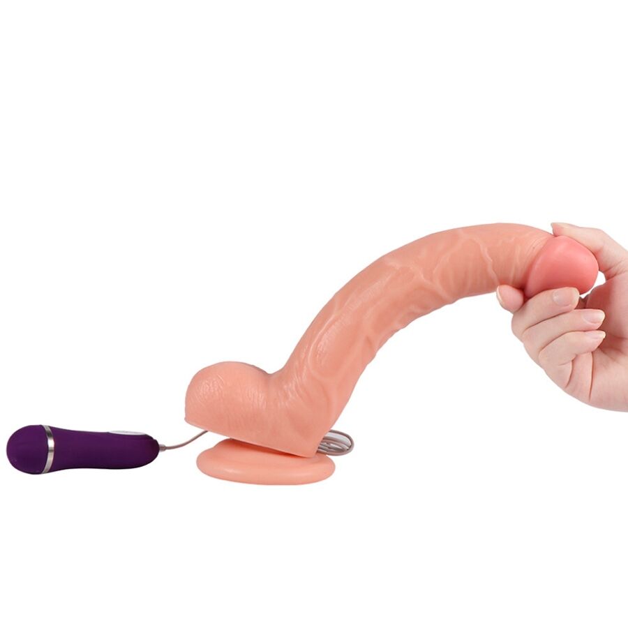 SHEQU - OPTIMUS VIBRATING DILDO WITH REMOTE CONTROL 28 CM 5 SHEQU - OPTIMUS VIBRATING DILDO WITH REMOTE CONTROL 28 CM - obrazek 5