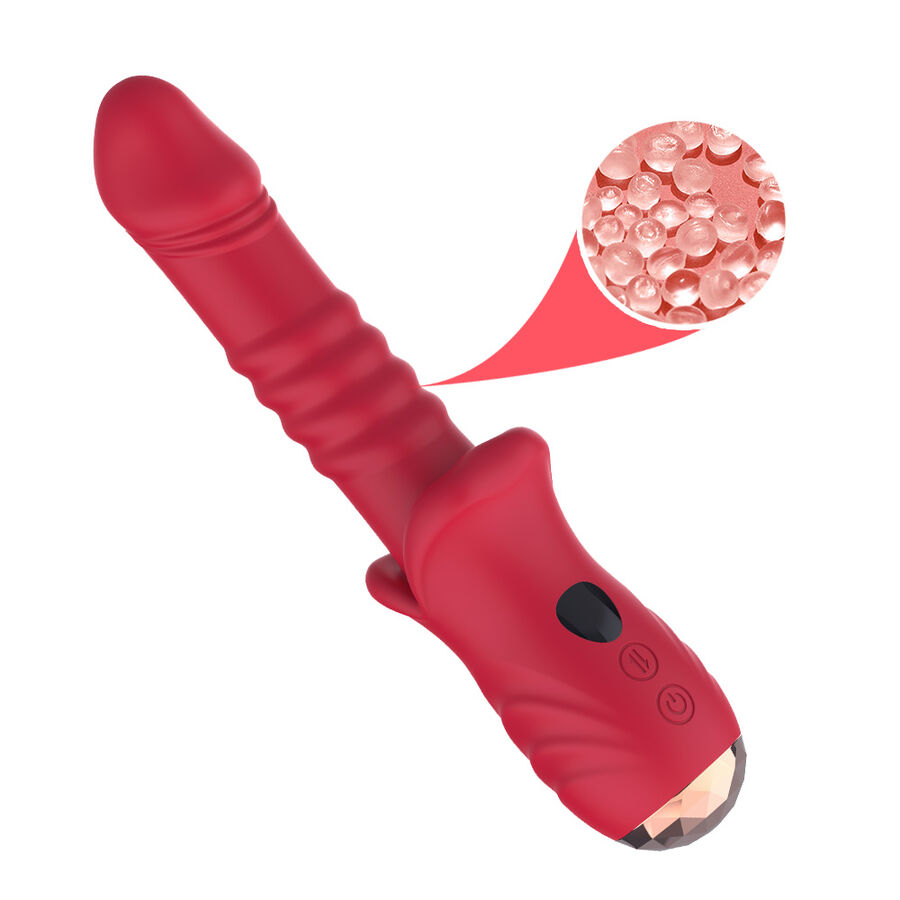 ARMONY - POINT A STIMULATING VIBRATOR DILDO RED 5 ARMONY - POINT A STIMULATING VIBRATOR DILDO RED - obrazek 5