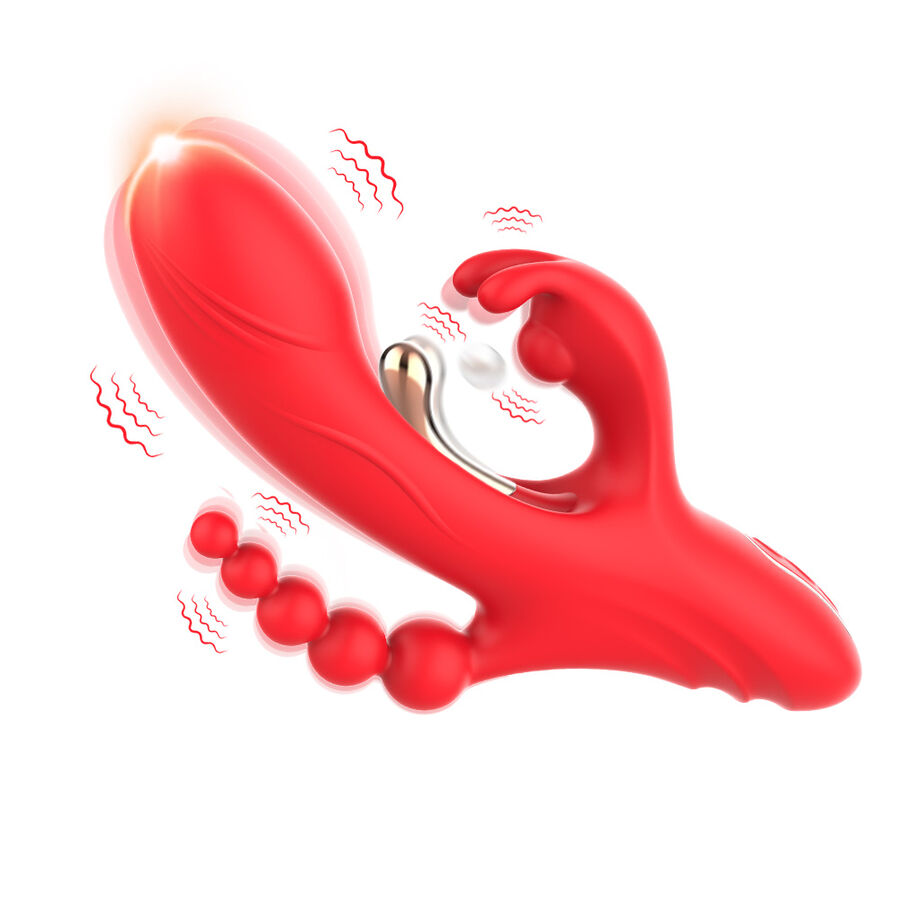 ARMONY - G-SPOT AND CLITORIS STIMULATOR VIBRATOR RED 4 ARMONY - G-SPOT AND CLITORIS STIMULATOR VIBRATOR RED - obrazek 4